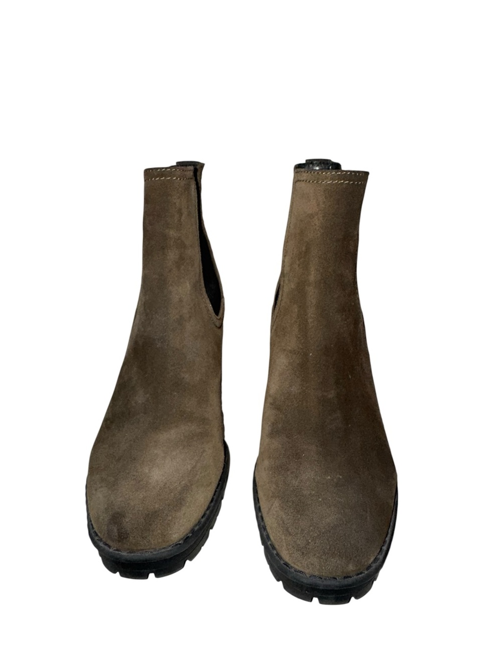 Vince Henderson Waterproof Chelsea Boots Army Green Size 8 LIKE NEW